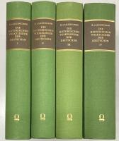 Die Historischen Volkslieder der Deutschen vom 13. bis 16. Jahrundert in 4Bdn.