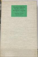 Friedrich Hölderlin Sämtliche Werke : Frankfurter Ausgabe Bd. 1-20, Einleitung, Supplement I-III in 26 Bdn.(Komplett)