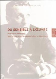 Du Sensible à l'oeuvre : Esthétiques de Merleau Ponty