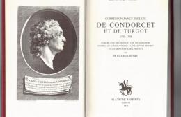 Correspondance inédite de Condorcet et de Turgot, 1770-1779