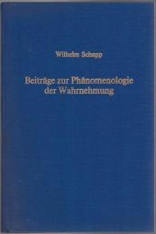 Beiträge zur Phänomenologie der Wahrnehmung