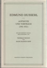 Aufsätze und Vorträge (1911-1921)