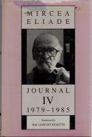 Mircea Eliade Journal I-IV