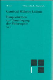 Gottfried Wilhelm Leibiz Philosophische Werke in vier Bänden