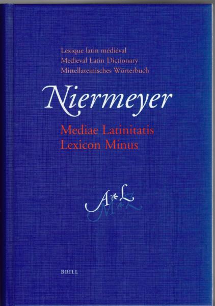 Niermeyer Mediae Latinitatis Lexicon (中古 Niermeyer Mediae Latinitatis Lexicon (中古