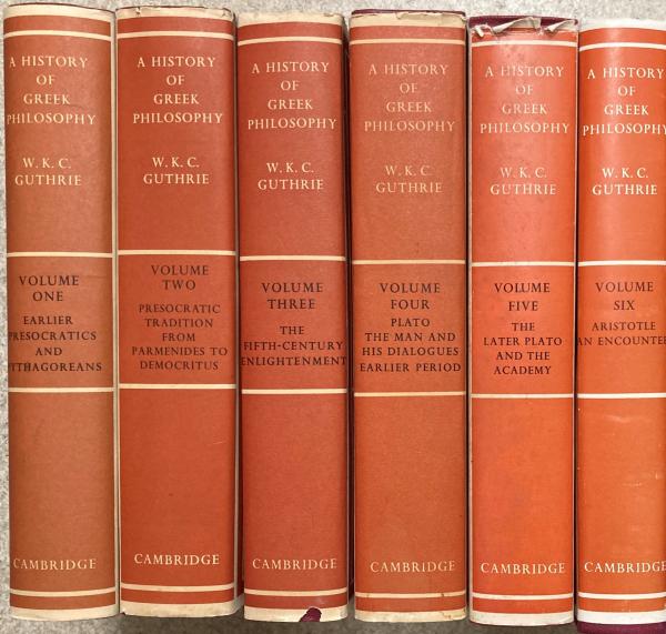 A History of Greek Philosophy Vol.1-6 | ¥44,000 - 日本の古本屋