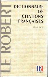 Dictionnaire de citations françaises