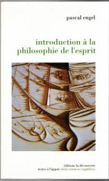 Introduction à la philosophie de l'esprit 