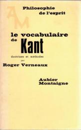 Le vocabulaire de Kant