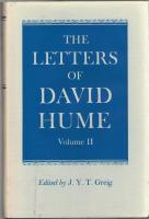 The Letters of David Hume 1・2