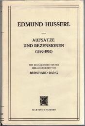 Aufsätze und Rezensionen (1890-1910) (Husserliana Bd.XXII)
