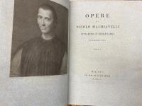 Opere di Nicolò Machiavelli, cittadino e segretario fiorentino