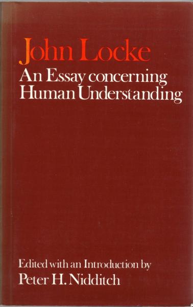 an essay concerning human understanding nidditch
