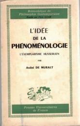 L'idée de la phénoménologie : L'exemplarisme husserlien