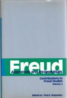Freud, Appraisals and Reappraisals : Contributions to Freud Studies Vol.1,2,3