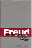 Freud, Appraisals and Reappraisals : Contributions to Freud Studies Vol.1,2,3