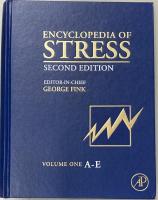 Encyclopedia of Stress Vol.1-3, Index （4vols.）