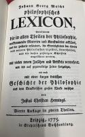 Philosophisches Lexicon. mit einer kurzen kritischen Geschichte der Philosophie