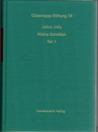Julius Jolly : Kleine Schriften