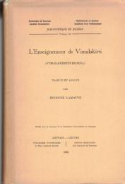 L'Enseignement de Vimalakīrti (Vimalakīrtinirdesa)