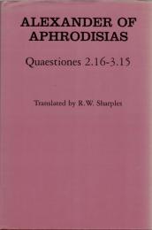 Quaestiones 2.16-3.15 (Ancient Commentators on Aristotle)