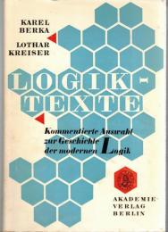 Logik-Texte. Kommentierte Auswahl zur Geschichte der modernen Logik