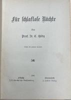 Für schlaflose Nächte 1.-10. Tsd., 11-15 Tsd. (2Bde.)