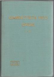 Opere di Giambattista Vico Vol.I - VIII (4 Vols.)