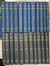 Annales de la société Jean-Jacques Rousseau 1-41, 44, 46, 48, 49, 50, 51 （50vols.)