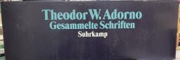 Theodor W. Adorno Gesammelte Schriften 20Bd. in 23