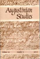 Augustinian Studies No.1-44 (60 vols.)