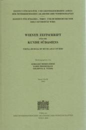 Wiener Zeitschrift fuer die Kunde Suedasiens/Vienna Journal of South Asian Studies: Band 49
