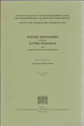 Wiener Zeitschrift Fur Die Kunde Sudasiens/Vienna Journal of South Asian Studies: Band 39