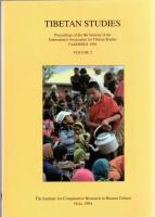 Tibetan Studies: Proceedings of the 6th seminar of the International Association for Tibetan Studies Fagernes 1992