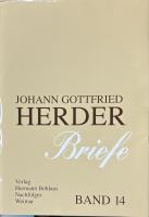 Johann Gottrried Herder Briefe Gesamtausgabe Bd.1-14