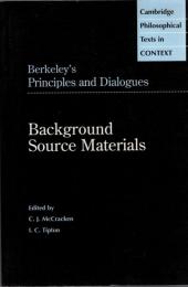 Berkeley's Principles and Dialogues (Cambridge Philosophical Texts in Context)