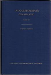 Indogermanische Grammatik Band III/1 :Geschichte der indogermanischen Verbalflexion