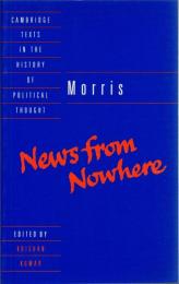 Morris: News from Nowhere (Cambridge Texts in the History of Political Thought)