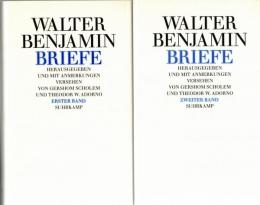 Walter Benjamin Briefe Bd.1, 2
