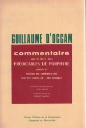 Commentaire sur le livre des prédicables de Porphyre