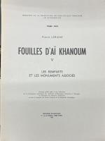 Fouilles d'Ai Khanoum I-VII  (Mémoires de la délégation archéologique française en Afghanistan, Band 21,26, 27, 28, 29, 30, 31)