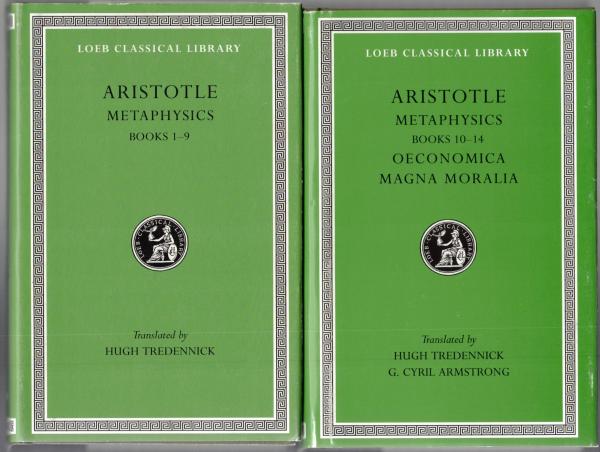 本 アリストテレス Loeb Classical Library