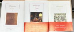 Les Essais, tome 1-3