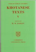 Indo-Scythian Studies: Being Khotanese Texts Volume I-III, IV, V, VI (5 Vols.)
