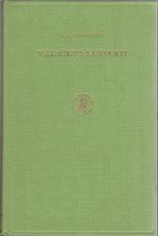 Valmiki's Sanskrit