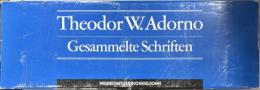 Theodor W. Adorno Gesammelte Schriften 20Bdn. in 23 Tl.