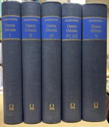 Aristoteles Opera Omnia : Graece et Latine cum indice nominium et rerum absolutissimo 6 Bde. in 5 Bänden.