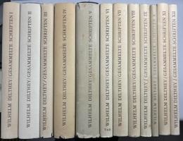 Whilhelm Dilthey Gesammelte Schriften Bd.1-21