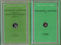 Lives of Eminent Philosophers, Volume I: Books 1–5, Volume II: Book 6-10 (Loeb Classical Library)