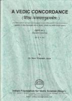 A Vedic Concordance : A Revised, Updated and Improved Devanagari version of Bloomfield's Vedic Concordance